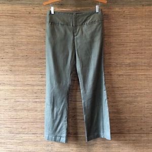 Olive green dress pants